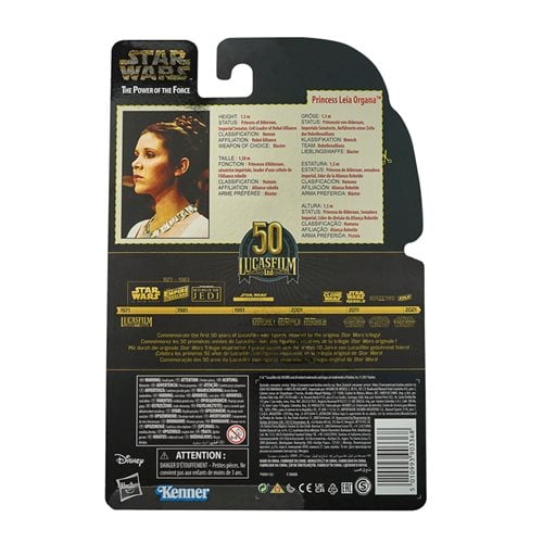 Star Wars The Black Series The Power of the Force Princess Leia Organa (Yavin IV) 6-Inch Action Figure - Exclusive - for just $33.67! 