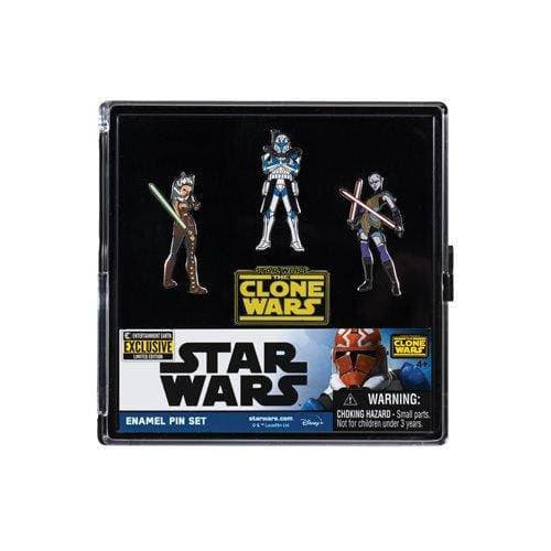 Star Wars: The Clone Wars Enamel Pin Set - Entertainment Earth Exclusive - Just $16.10! Shop now at Retro Gaming of Denver