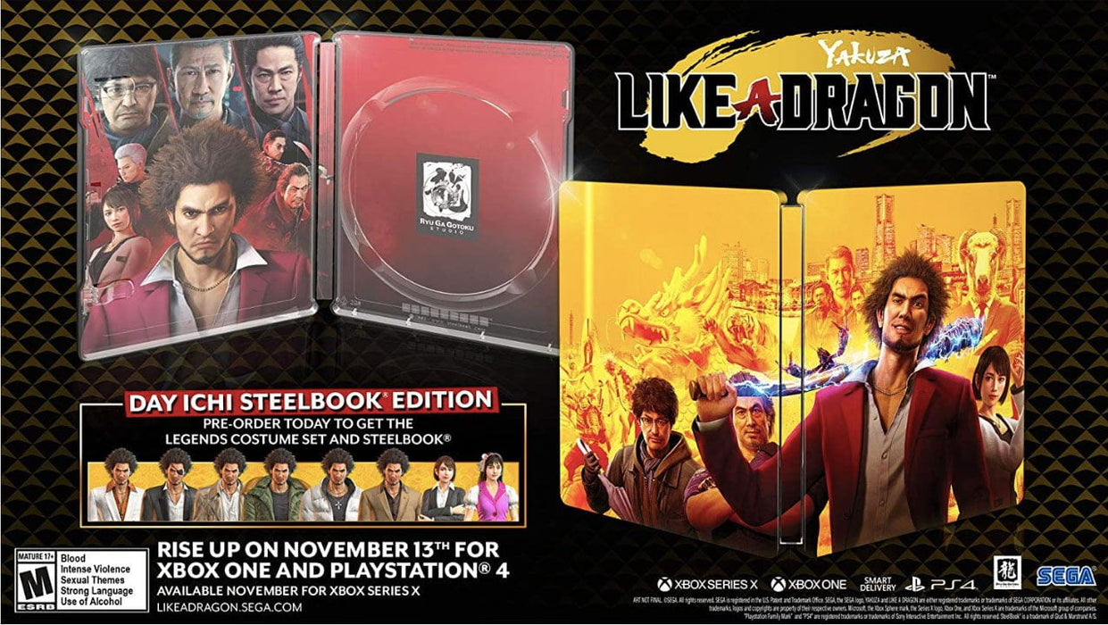 Yakuza: Like A Dragon Day Ichi Steelbook Edition (Playstation 4) - for just $0! 