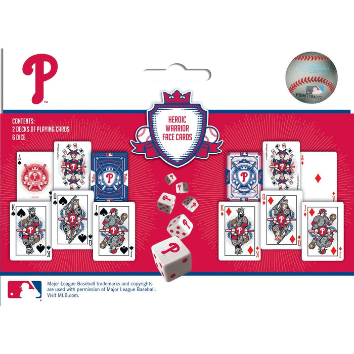 Philadelphia Phillies - 2-Pack Playing Cards & Dice Set - for just $19.99! 