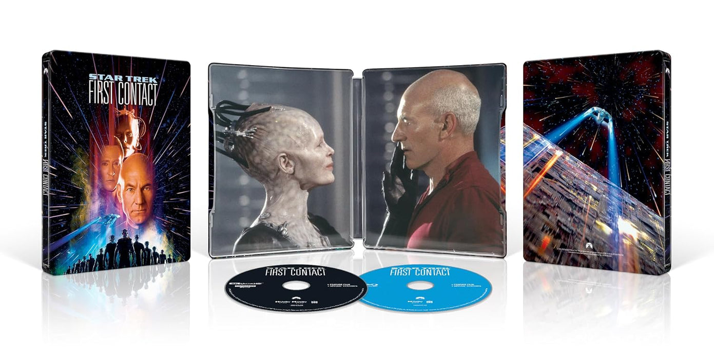 Star Trek: First Contact - 30th Anniversary Steelbook (4K Ultra HD + Blu-ray + Digital) - for just $44.99! 