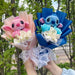 Stitch Plush Flower Bouquet – Kawaii Handmade Gift for Valentine - for just $25.95! 