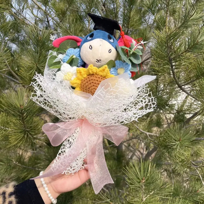 Stitch Plush Flower Bouquet – Kawaii Handmade Gift for Valentine - for just $25.95! 