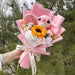 Kawaii Stitch Plush Bouquet – Crochet Flowers Graduation & Valentine Gift - for just $31.95! 