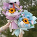 Kawaii Stitch Plush Bouquet – Crochet Flowers Graduation & Valentine Gift - for just $31.95! 