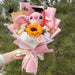 Kawaii Stitch Plush Bouquet – Crochet Flowers Graduation & Valentine Gift - for just $31.95! 