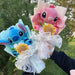 Kawaii Stitch Plush Bouquet – Crochet Flowers Graduation & Valentine Gift - for just $31.95! 