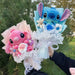 Kawaii Stitch Plush Bouquet – Crochet Flowers Graduation & Valentine Gift - for just $31.95! 
