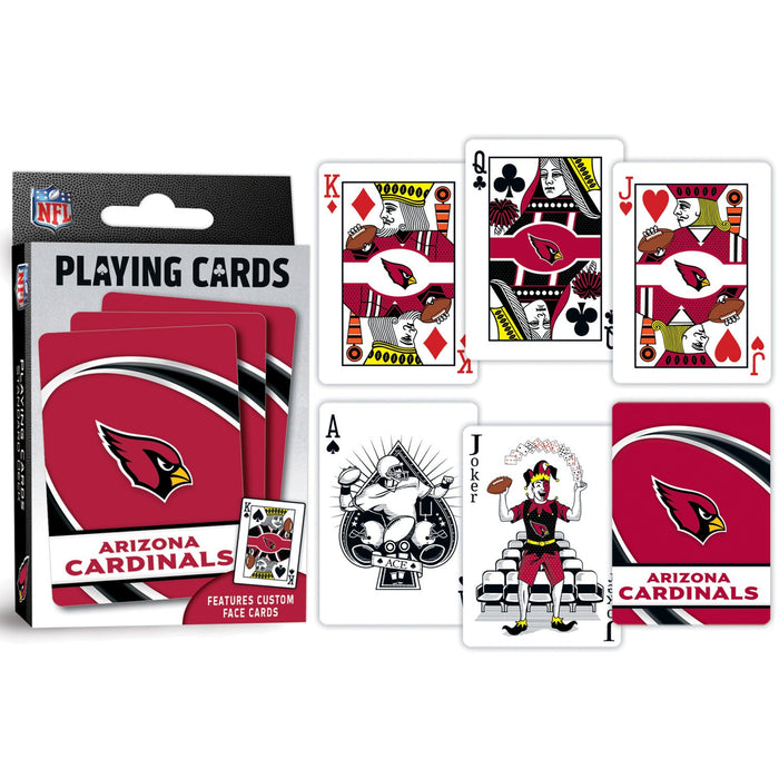 Arizona Cardinals Playing Cards - 54 Card Deck - Just $6.99! Shop now at Retro Gaming of Denver