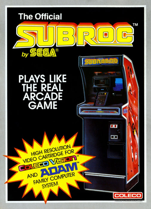Subroc (Colecovision) - for just $0! 