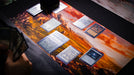 "Sunspire Plains" —  Fallen Lands Playmat by Carlos Balarezo - for just $39.95! 