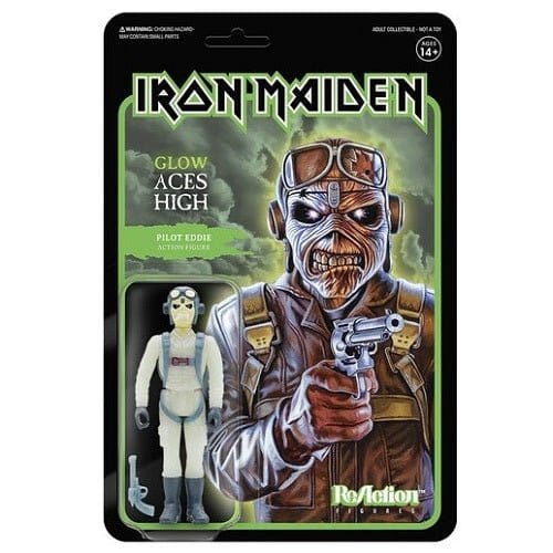 Super7 Iron Maiden Reaction Figure (Glow) (AE Exclusive) - Select Figure(s) - for just $20.67! 