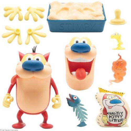 Super7 Ren & Stimpy Deluxe 6-Inch Action Figure - Select Figure(s) - Just $55! Shop now at Retro Gaming of Denver