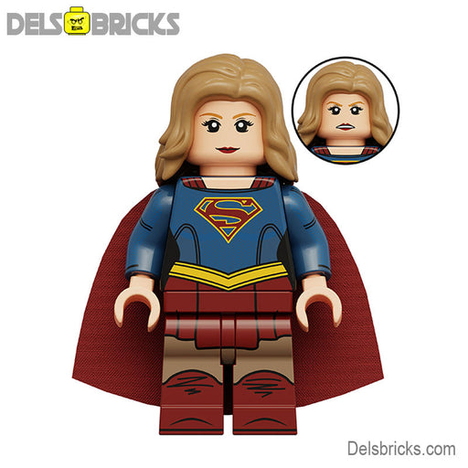 Supergirl Action Figure - Lego-Compatible Minifigures - Premium Minifigures - Just $3.99! Shop now at Retro Gaming of Denver