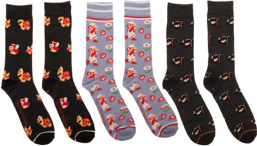 Super Mario Socks 3 Pack - for just $0! 