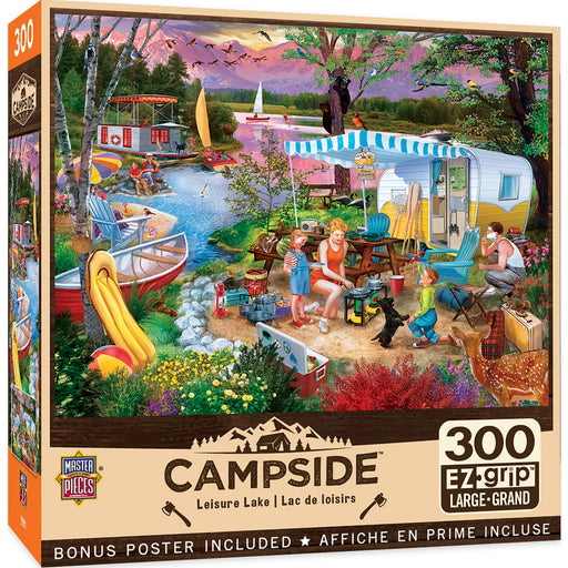 Campside - Leisure Lake 300 Piece EZ Grip Jigsaw Puzzle - Just $14.99! Shop now at Retro Gaming of Denver