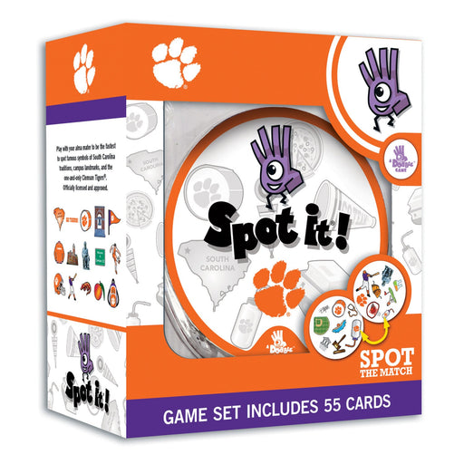 Clemson Tigers Spot It! Card Game - Premium Card Games - Just $12.99! Shop now at Retro Gaming of Denver