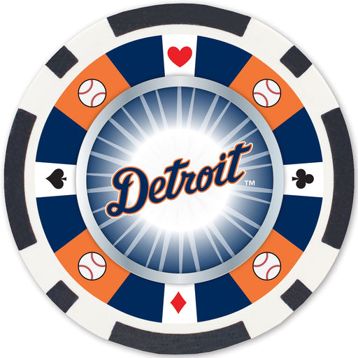 Detroit Tigers 100 Piece Poker Chips - Just $17.99! Shop now at Retro Gaming of Denver