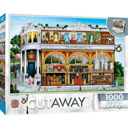 Cutaway - Bank & Brew 1000 Piece EZ Grip Jigsaw Puzzle - Just $19.99! Shop now at Retro Gaming of Denver