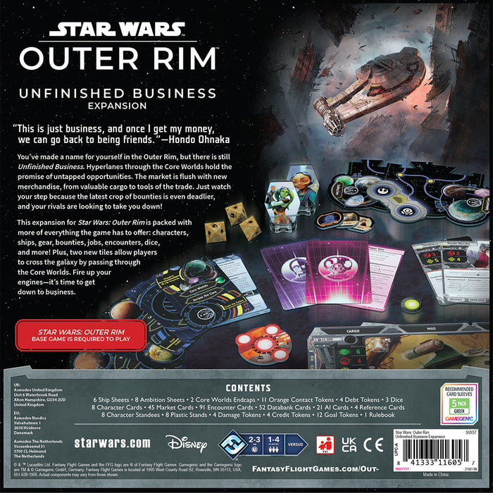 Star Wars: Outer Rim - Unfinished Business Expansion - for just $44.99! 
