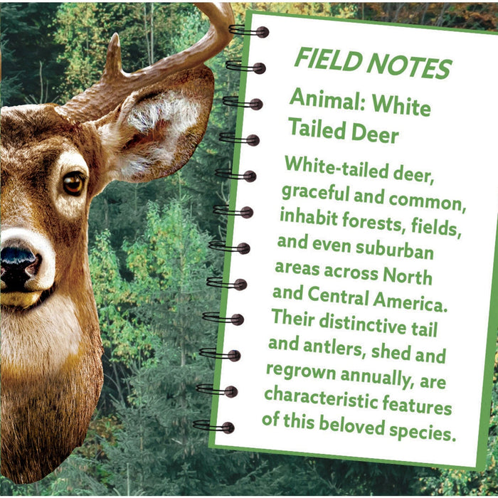 White Tail Deer 100 Piece Shaped Jigsaw Puzzle - for just $7.99! 