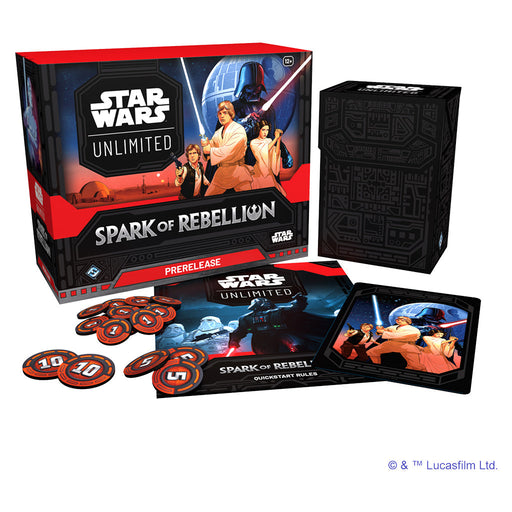 Star Wars: Unlimited - Spark of Rebellion Prerelease Box - for just $29.99! 