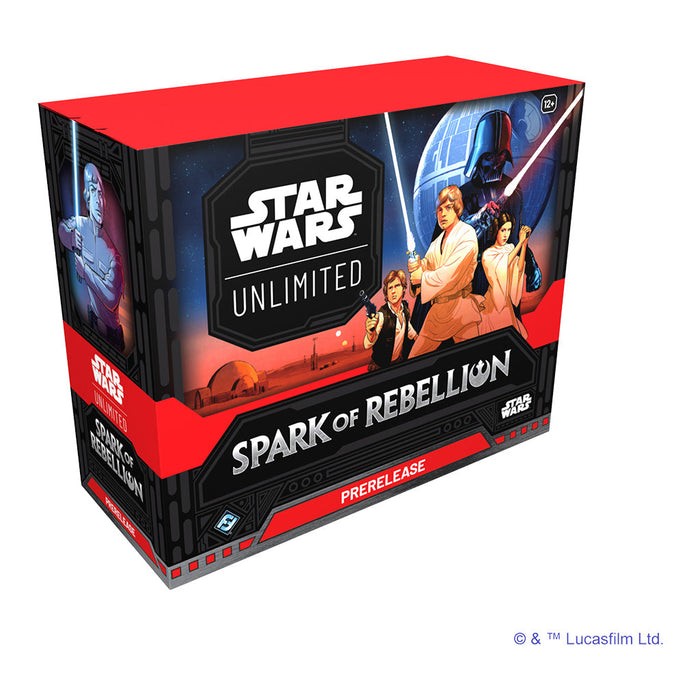 Star Wars: Unlimited - Spark of Rebellion Prerelease Box - for just $29.99! 