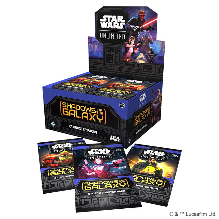Star Wars: Unlimited - Shadows of the Galaxy Booster Display - for just $129.99! 
