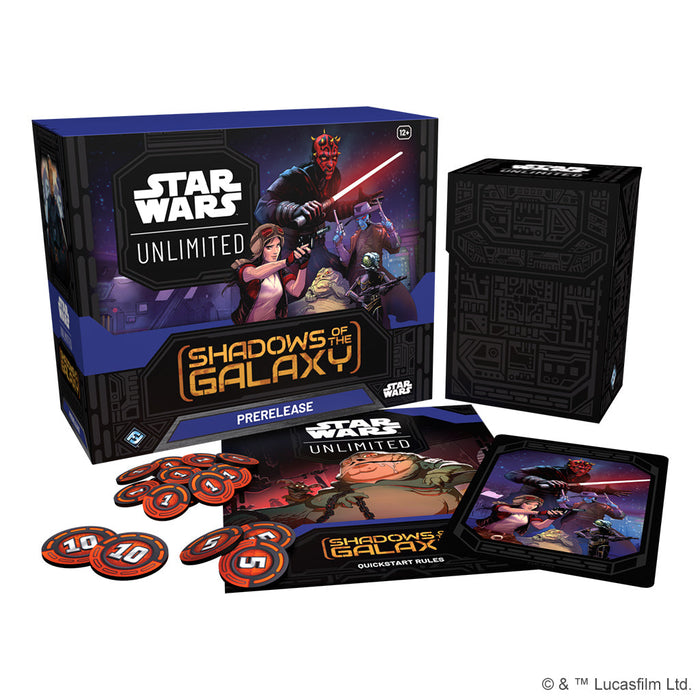 Star Wars: Unlimited - Shadows of the Galaxy Prerelease Box - for just $34.99! 