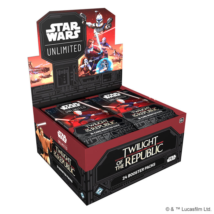 Star Wars: Unlimited - Twilight of the Republic Booster Display - for just $119.76! 