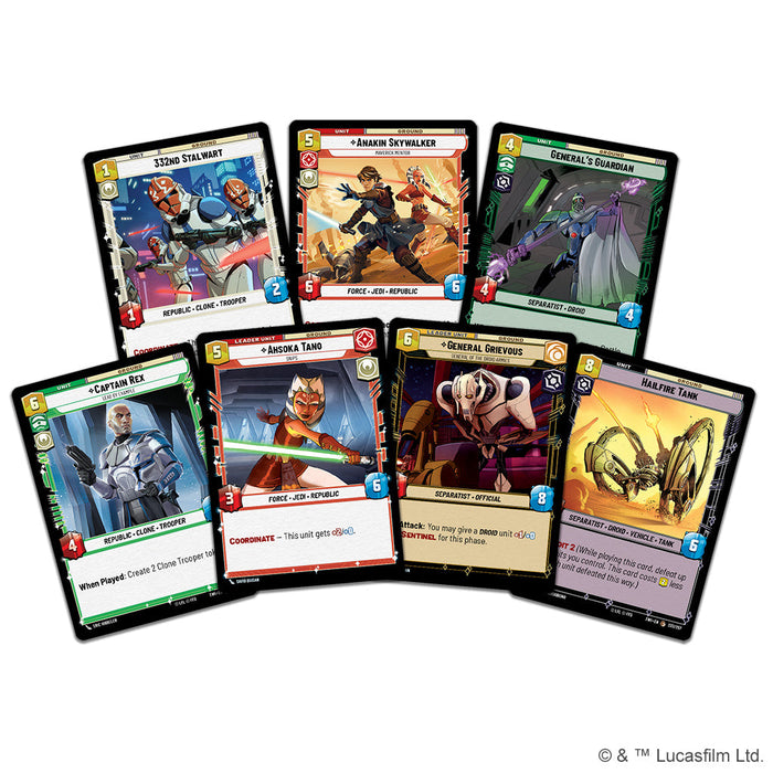 Star Wars Unlimited: Twilight of the Republic Two-Player Starter Kit - for just $34.99! 