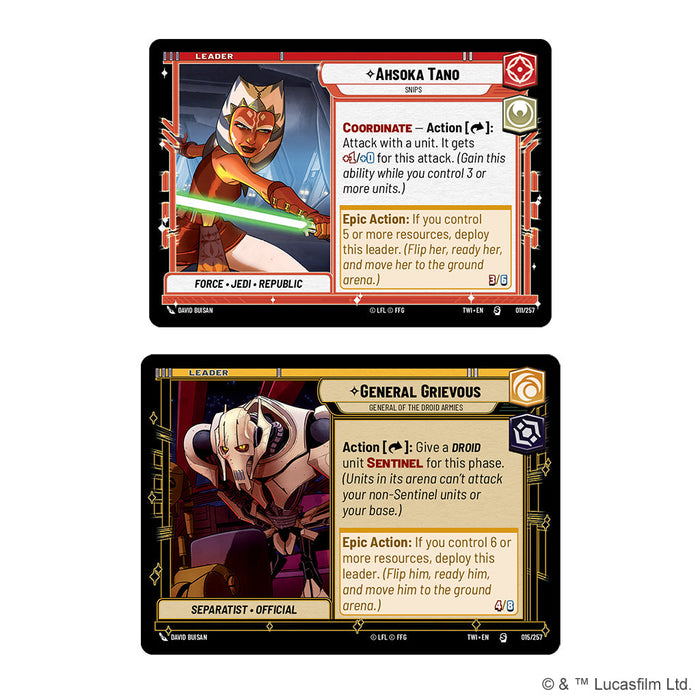 Star Wars: Unlimited - Twilight of the Republic Two-Player Starter - for just $34.99! 