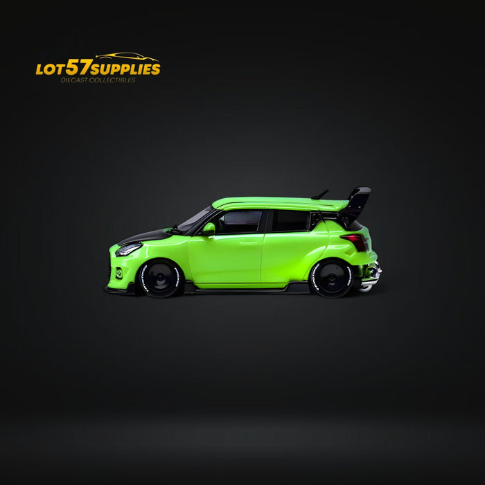 YTM Suzuki Swift 3rd Gen Zephyr Modified Version Rear Engine Concept GREEN 1:64 - for just $45.99! 