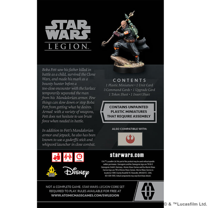 Star Wars Legion: Boba Fett (Daimyo) Operative Expansion - for just $21.99! 