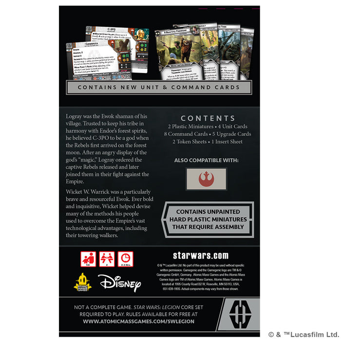 Star Wars Legion: Logray & Wicket Commander Expansion - for just $29.99! 