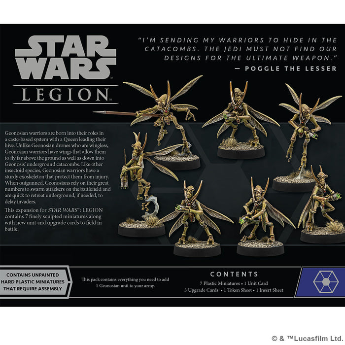 Star Wars Legion: Geonosian Warriors Unit Expansion - for just $39.99! 