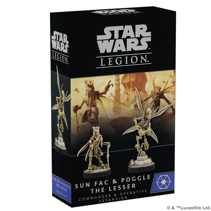 Star Wars Legion: Sun Fac and Poggle the Lesser - Operative and Commander Expansion - for just $29.99! 