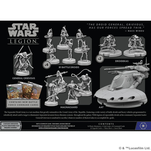 Star Wars Legion: Separatist Invasion Force - for just $149.99! 