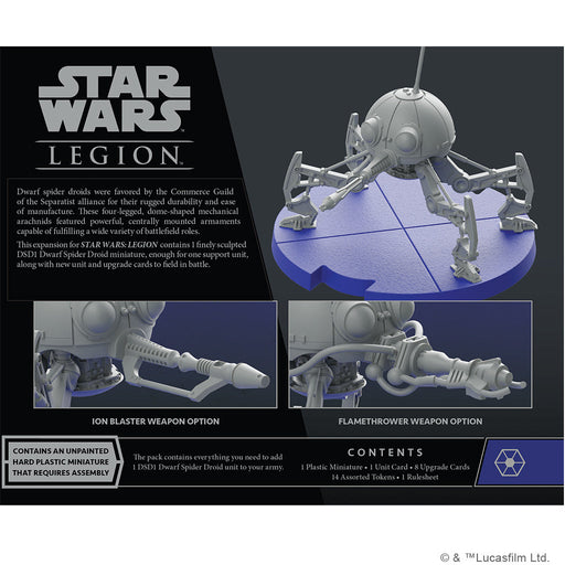 Star Wars Legion: DSD1 Dwarf Spider Droid Unit Expansion - for just $29.99! 