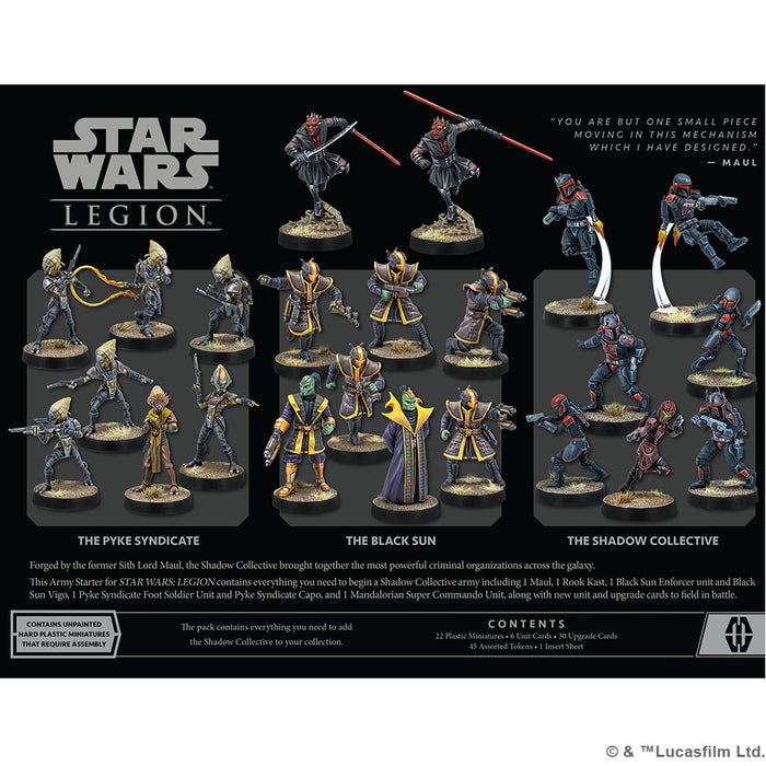 Star Wars Legion: Shadow Collective Mercenary Starter - for just $69.99! 