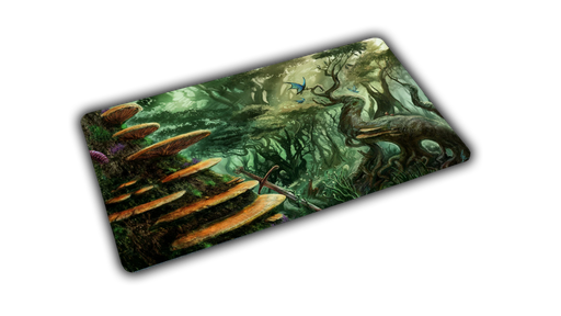 "Swordfall Forest" — Fallen Lands Playmat by Carlos Balarezo - for just $39.95! 