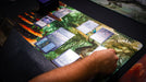 "Swordfall Forest" — Fallen Lands Playmat by Carlos Balarezo - for just $39.95! 
