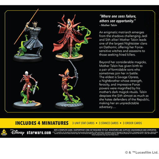 Star Wars Shatterpoint: Witches of Dathomir - Mother Talzin Squad Pack - Premium Miniatures - Just $49.99! Shop now at Retro Gaming of Denver