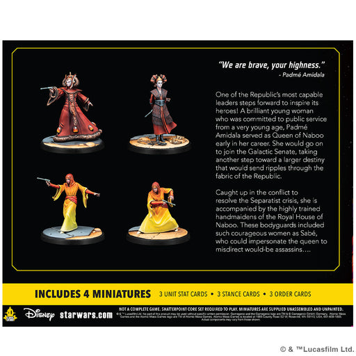 Star Wars Shatterpoint: We Are Brave - Padme Amidala Squad Pack - Premium Miniatures - Just $49.99! Shop now at Retro Gaming of Denver