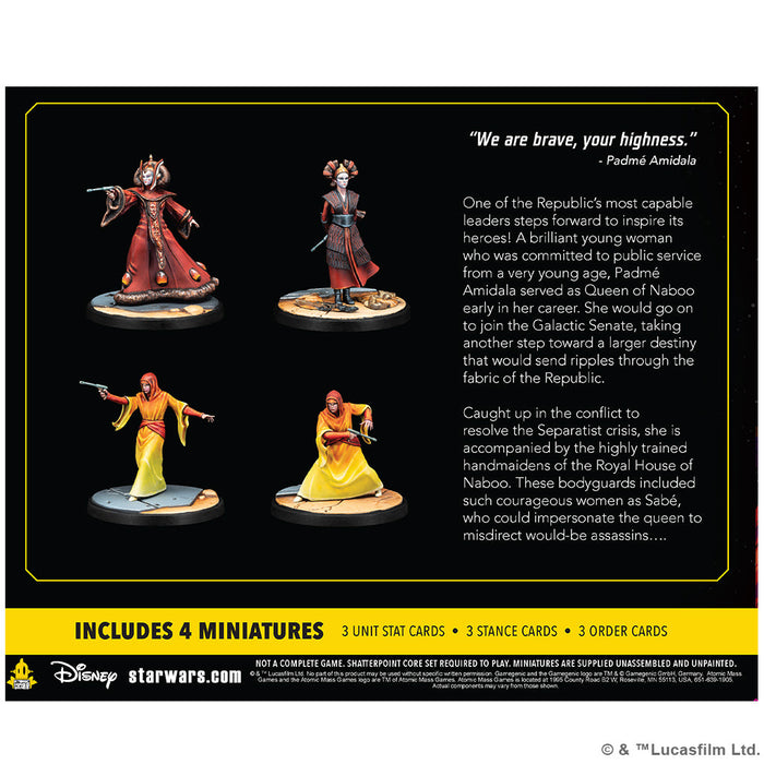 Star Wars Shatterpoint: We Are Brave - Padme Amidala Squad Pack - for just $49.99! 