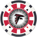 Atlanta Falcons 100 Piece Poker Chips - Just $17.99! Shop now at Retro Gaming of Denver