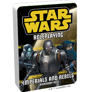 Star Wars Roleplaying: Imperials and Rebels III Adversary Deck - for just $6.95! 