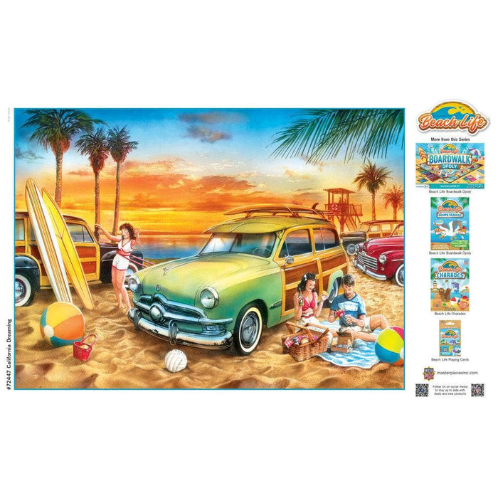 Beach Life - California Dreaming 1000 Piece Jigsaw Puzzle - for just $9.99! 
