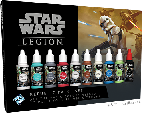 Star Wars: Legion - Republic Paint Set - for just $29.95! 