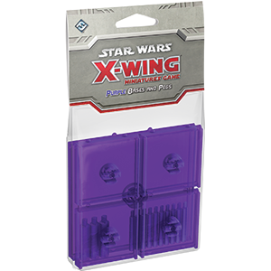Star Wars X-Wing 1st Edition: Purple Bases and Pegs - for just $9.99! 
